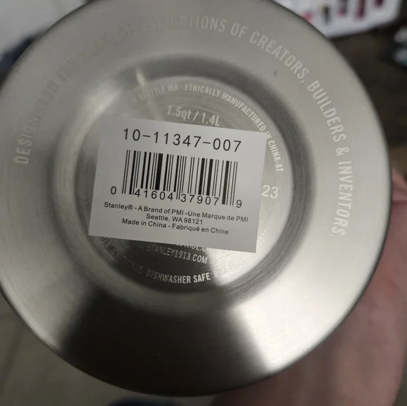 Stanley Classic Legendary Bottle | 1.5 QT Blue & Orange NEW - Picture 5 of 5